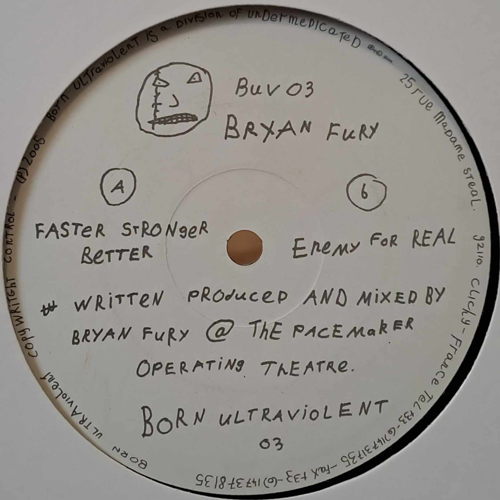 Born Ultraviolent 03 - vinyle hardcore
